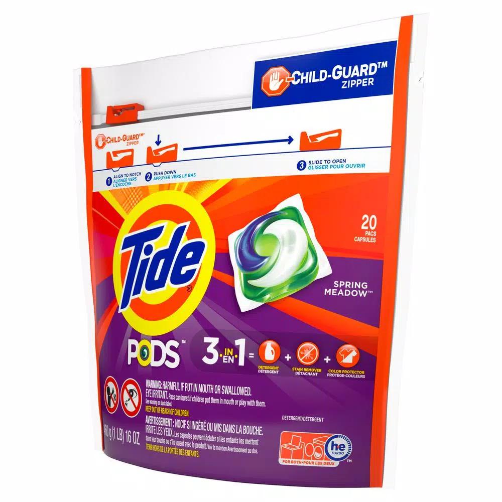 Tide PODS Spring Meadow Laundry Detergent Pods, 20-Count (6-Pack)