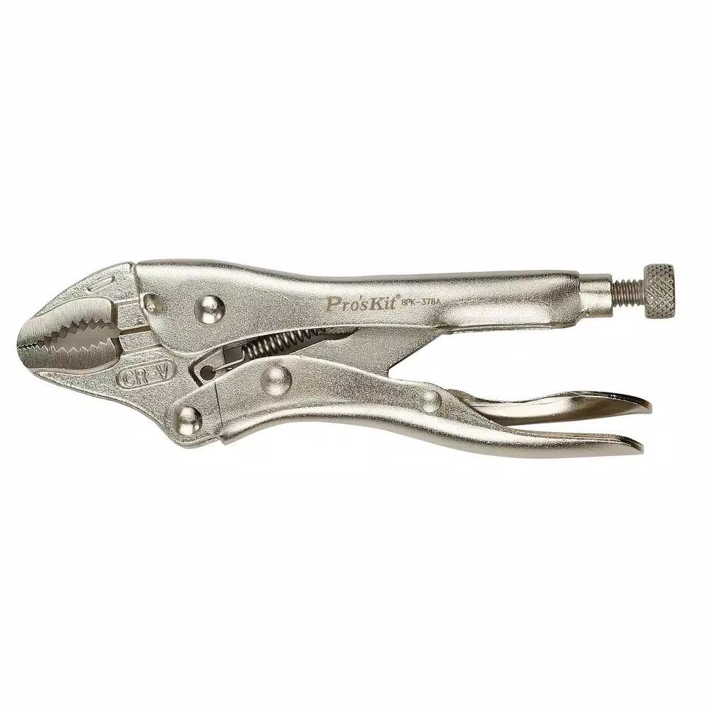 Pro'sKit 5 in. Industrial Grade Adjustable Locking Pliers with Wire Cutter