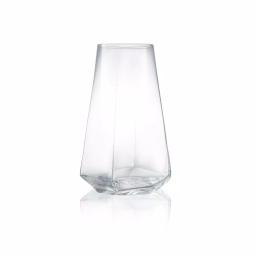 JoyJolt Infiniti 18 oz. Highball Glasses, Set of 4, Lead-Free Crystal Glassware thumbnail 3