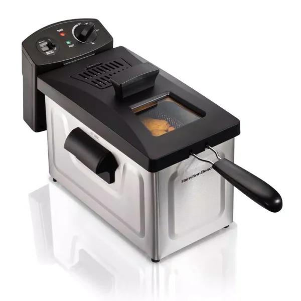 Hamilton Beach 3 Qt. Stainless Steel Deep Fryer with Digital Timer