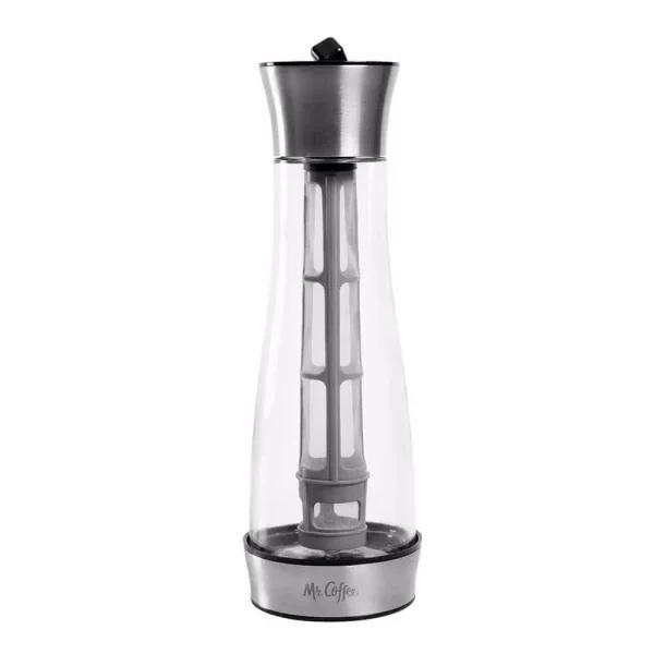 Mr. Coffee Uber Caff 5-Cup Cold Brew Coffee Maker with Borosilicate Glass Pitcher and Stainless Steel Filter