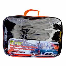 Erickson 72 in. x 96 in. Pickup Truck Cargo Net with 32 Hooks and Storage Bag thumbnail 2