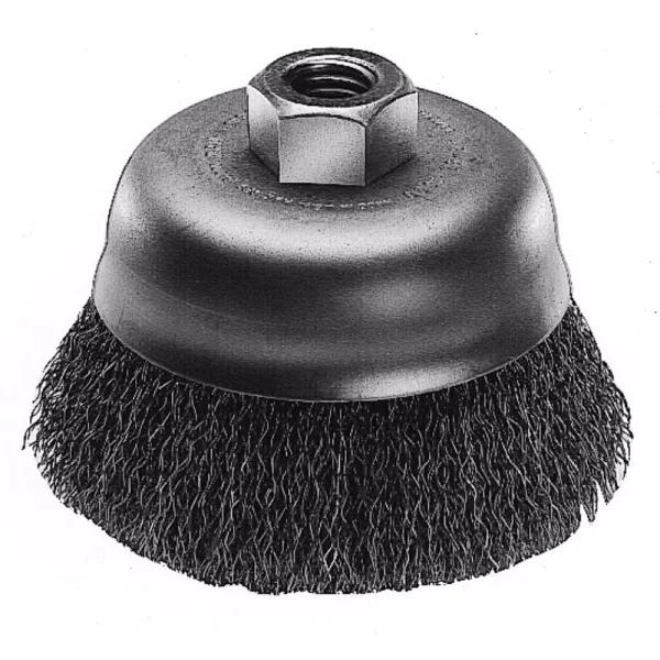Milwaukee 6 in. Hyperwire Crimped Wire Cup Brush
