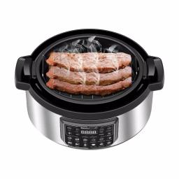 Boyel Living Geek Chef 8 Qt. Stainless Steel 12-in-1 Programmable Electric Pressure Cooker with Oval Non-Stick Pot thumbnail 5