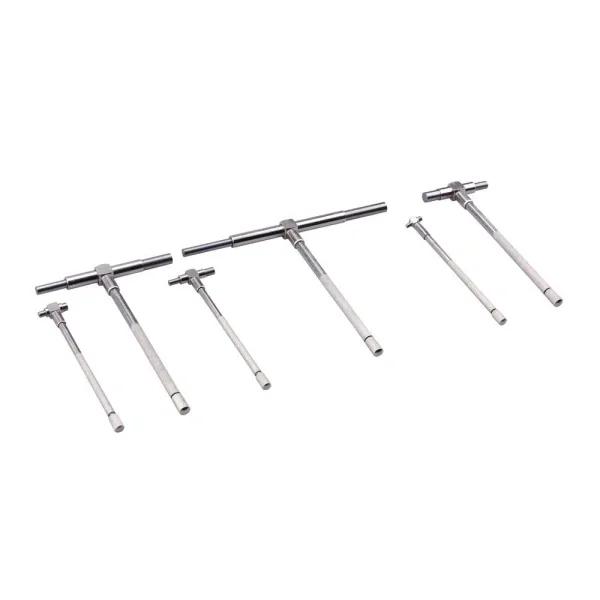 Steel Core 6-Piece Telescoping Gauge Set, 5/16 in. to 6 in. Range Precision T-Bore Hole Gauge