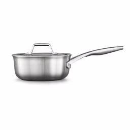 Calphalon Premier 2.5 qt. Stainless Steel Sauce Pan with Glass Lid thumbnail 1