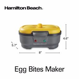 Hamilton Beach Egg Bites and Poached Egg Maker, Grey thumbnail 2