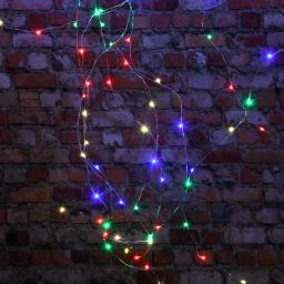 LUMABASE 6-Pack Multi-Color LED Fairy String Lights, 20-Light Waterproof Battery Operated Micro Dot Lights thumbnail 2