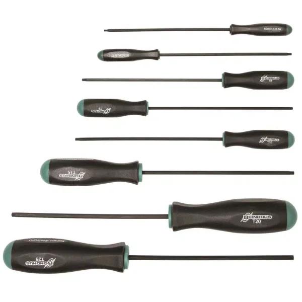 Bondhus 8-Piece Torx Screwdriver Set with ProGuard Finish