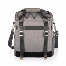 Picnic Time Frontier Heathered Gray Picnic Utility Cooler Bag with Meal Set for Four thumbnail 4