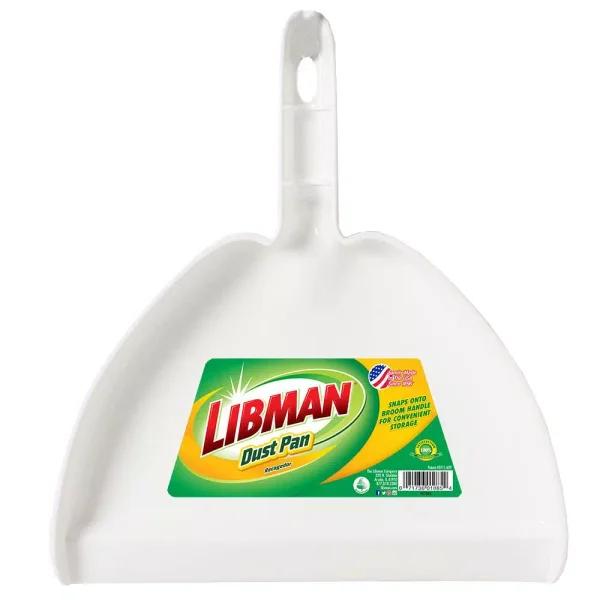 Libman Heavy-Duty Polypropylene Oversized Dust Pan, White