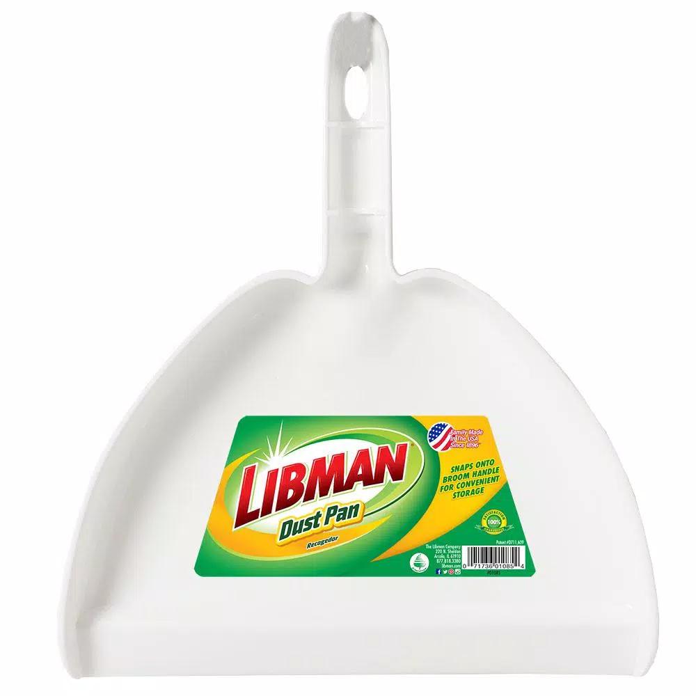 Libman Heavy-Duty Polypropylene Oversized Dust Pan, White