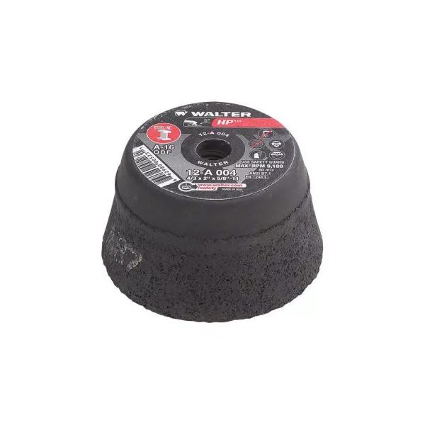 WALTER SURFACE TECHNOLOGIES HP 4 in. Aluminum Oxide Cup Grinding Wheel with 5/8-11 in. Arbor