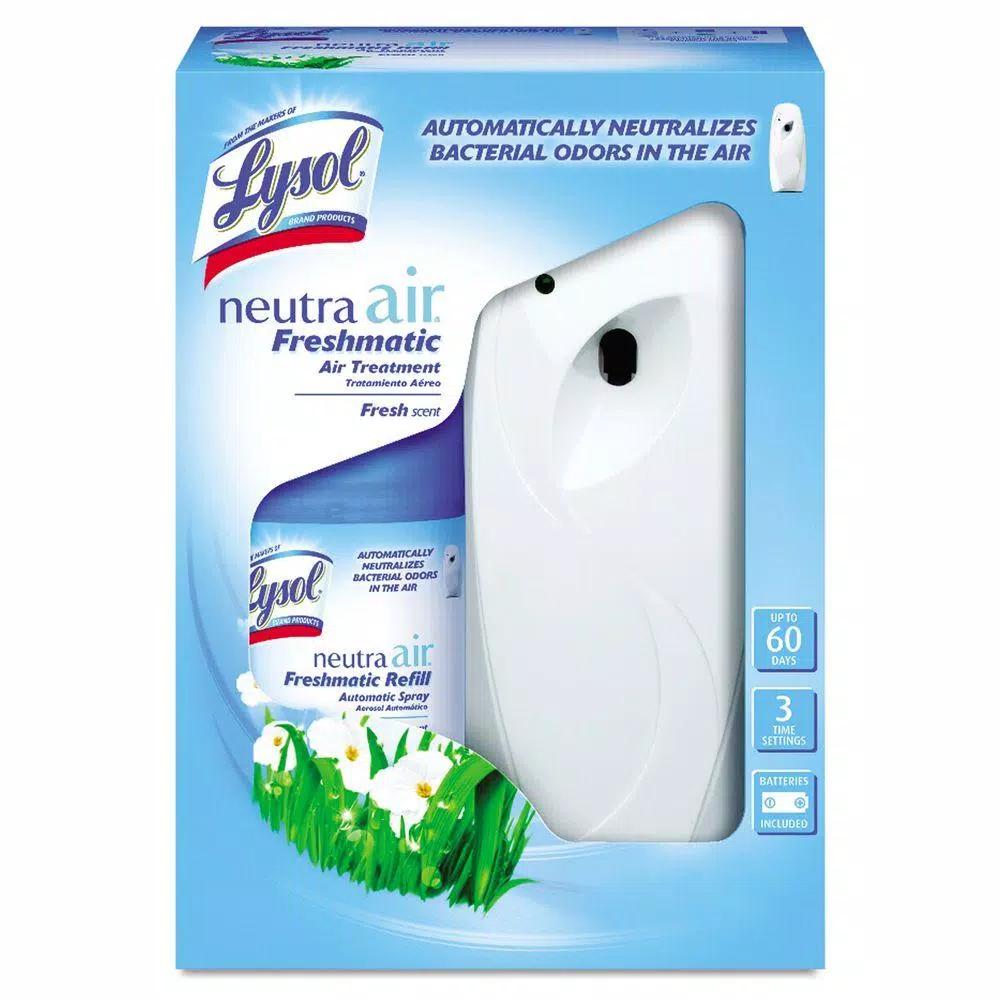 Lysol Neutra Air Freshmatic Air Treatment Starter Kit, Fresh Scent, 6.2 oz (4-Pack)