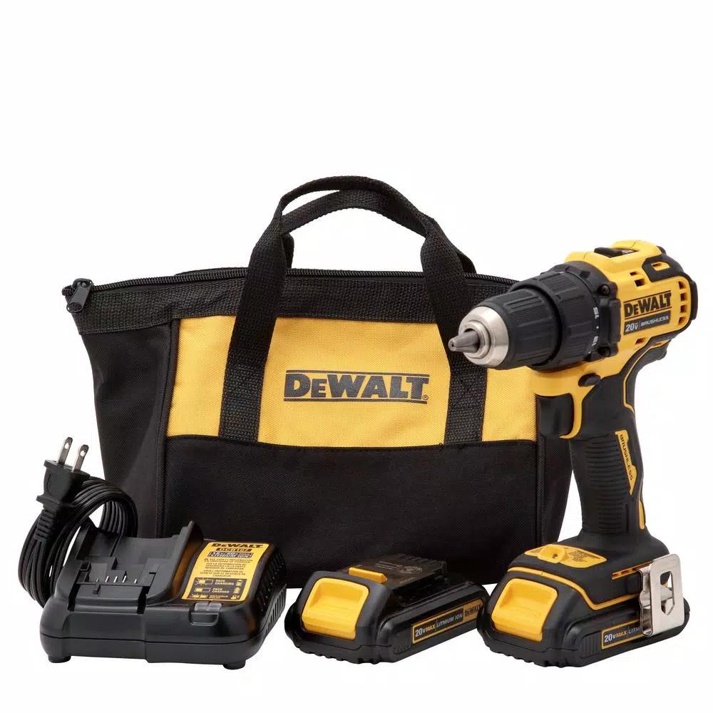DEWALT ATOMIC 20V MAX Brushless 1/2 in. Drill/Driver and Impact Driver Combo Kit