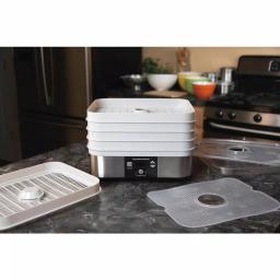 Hamilton Beach Food Dehydrator with 5 Stackable Trays, 500W, Grey thumbnail 6