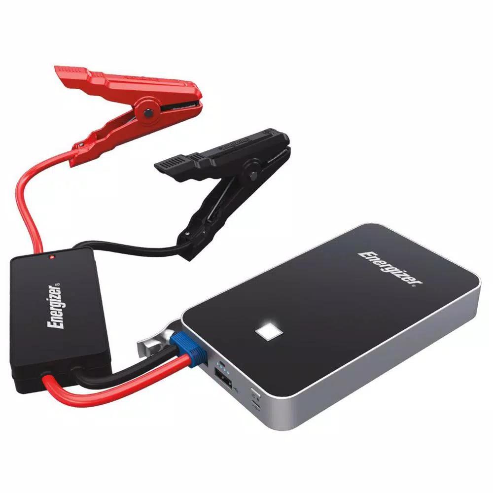 Energizer 7500mAh Lithium Ion Jump Starter with 500 Amp Peak Power and Smart Cables
