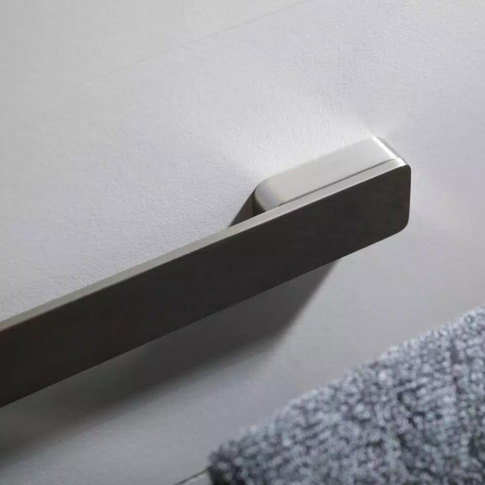 KRAUS Stelios Brushed Nickel Towel Ring - Solid Brass Hand Towel Holder