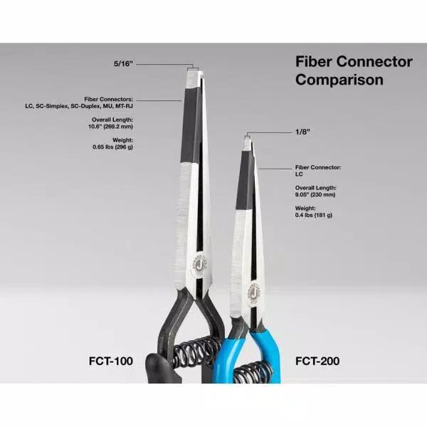 Jonard Tools FCT-200 Fiber Connector Tool with Thin Jaws for LC Connectors
