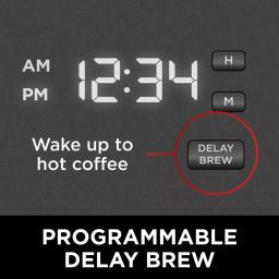 Ninja 12-Cup Programmable Drip Coffee Maker, Black Stainless Steel thumbnail 3