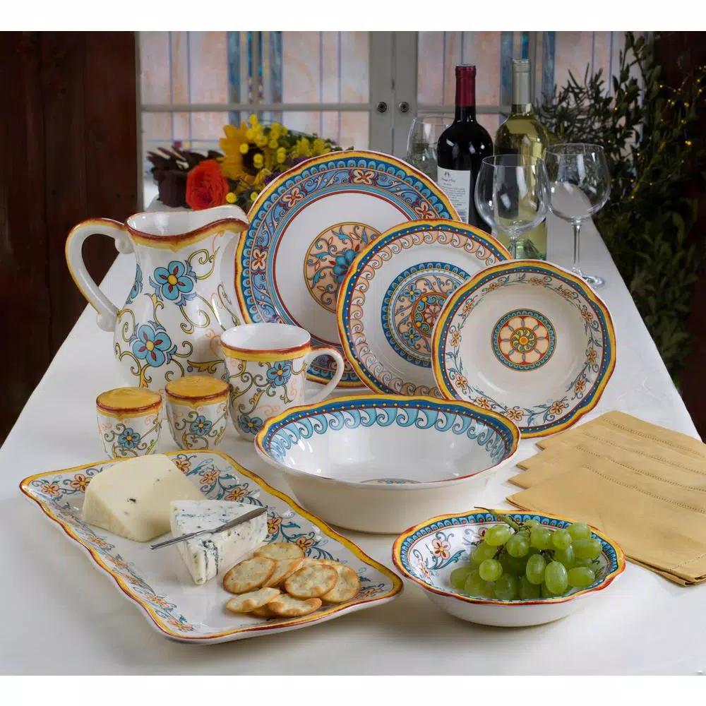 Euro Ceramica Duomo 12 in. Stoneware Serving Bowl