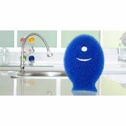 DishFish Non-Scratch Scrubber Sponge, 12-Pack, Blue thumbnail 6