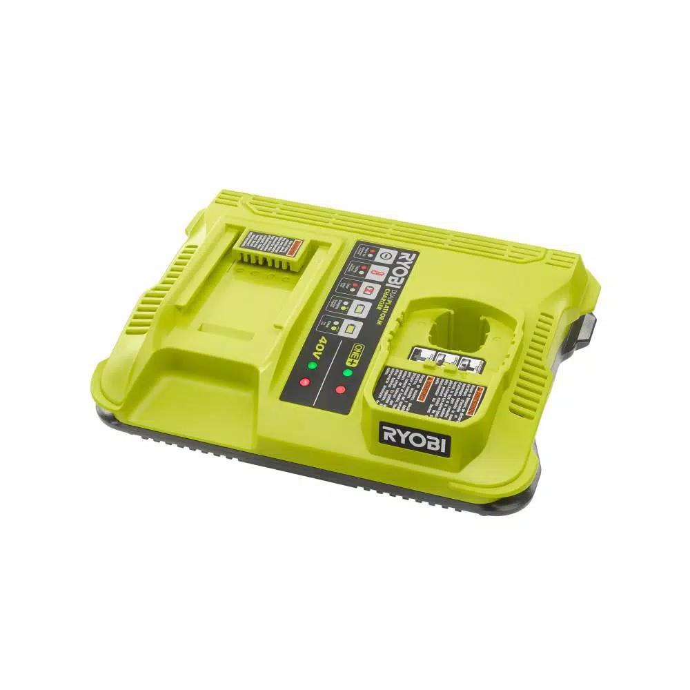 RYOBI ONE+ Dual Platform Charger for 18V and 40V Batteries