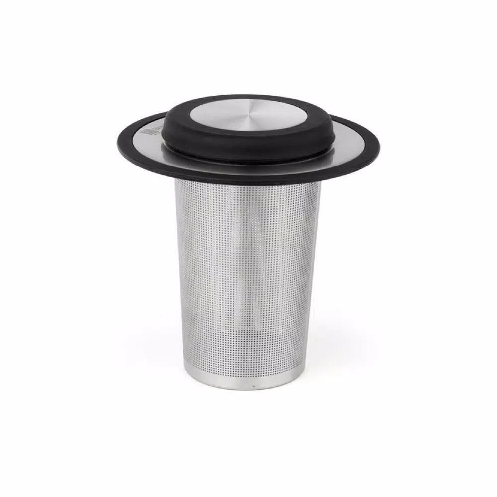 GEFU Universal Stainless Steel Tea Filter with Removable Lid