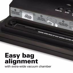 Hamilton Beach NutriFresh Black Food Vacuum Sealer with Extended Seal thumbnail 2