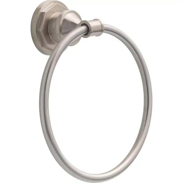 Delta Lochurst Towel Ring in SpotShield Brushed Nickel