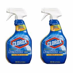 Clorox Disinfecting Bathroom Cleaner Spray, Bleach-Free, 30 oz. (2-Pack) thumbnail 1