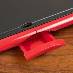 Taco Tuesday 200 sq. in. Red Fiesta Electric Griddle with Warming Drawer and Non-Stick Surface thumbnail 3
