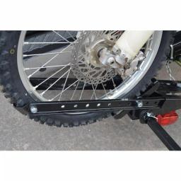 Detail K2 400 lb. Capacity Hitch Mounted Motorcycle Carrier with Adjustable Front Wheel Channel thumbnail 5