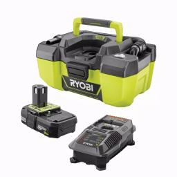 RYOBI 18V ONE+ 3 Gallon Project Wet/Dry Vacuum Kit with 2.0 Ah Battery and Charger thumbnail 1