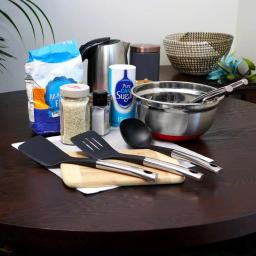 Oster Kitchen Bliss 5-Piece Black Nylon and Stainless Steel Kitchen Utensil Set thumbnail 3