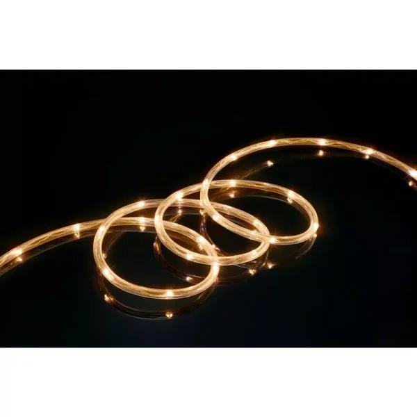 DEERPORT DECOR 16 ft. Soft White Mini LED Rope Light Decoration, Indoor/Outdoor, 2-Pack