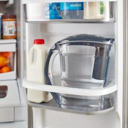Brita Stream 10-Cup Filter-As-You-Pour Water Filter Pitcher, Carbon Gray, BPA-Free thumbnail 3