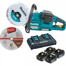 Makita 18V X2 (36V) LXT Brushless 9 in. Cordless Power Cutter Kit with 4 Batteries and Charger thumbnail 1
