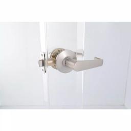 Toledo Fine Locks Segovia Satin Stainless Steel Passage Lever Set thumbnail 2