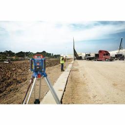 Bosch REVOLVE2000 Self-Leveling Horizontal Rotary Laser Kit with Receiver and Tripod thumbnail 7
