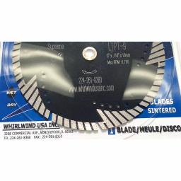 Whirlwind USA 9 in. Turbo Segmented Diamond Saw Blade for Granite, Marble, and Concrete thumbnail 4