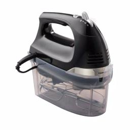 Hamilton Beach 6-Speed Black Hand Mixer with Snap-On Storage Case thumbnail 3