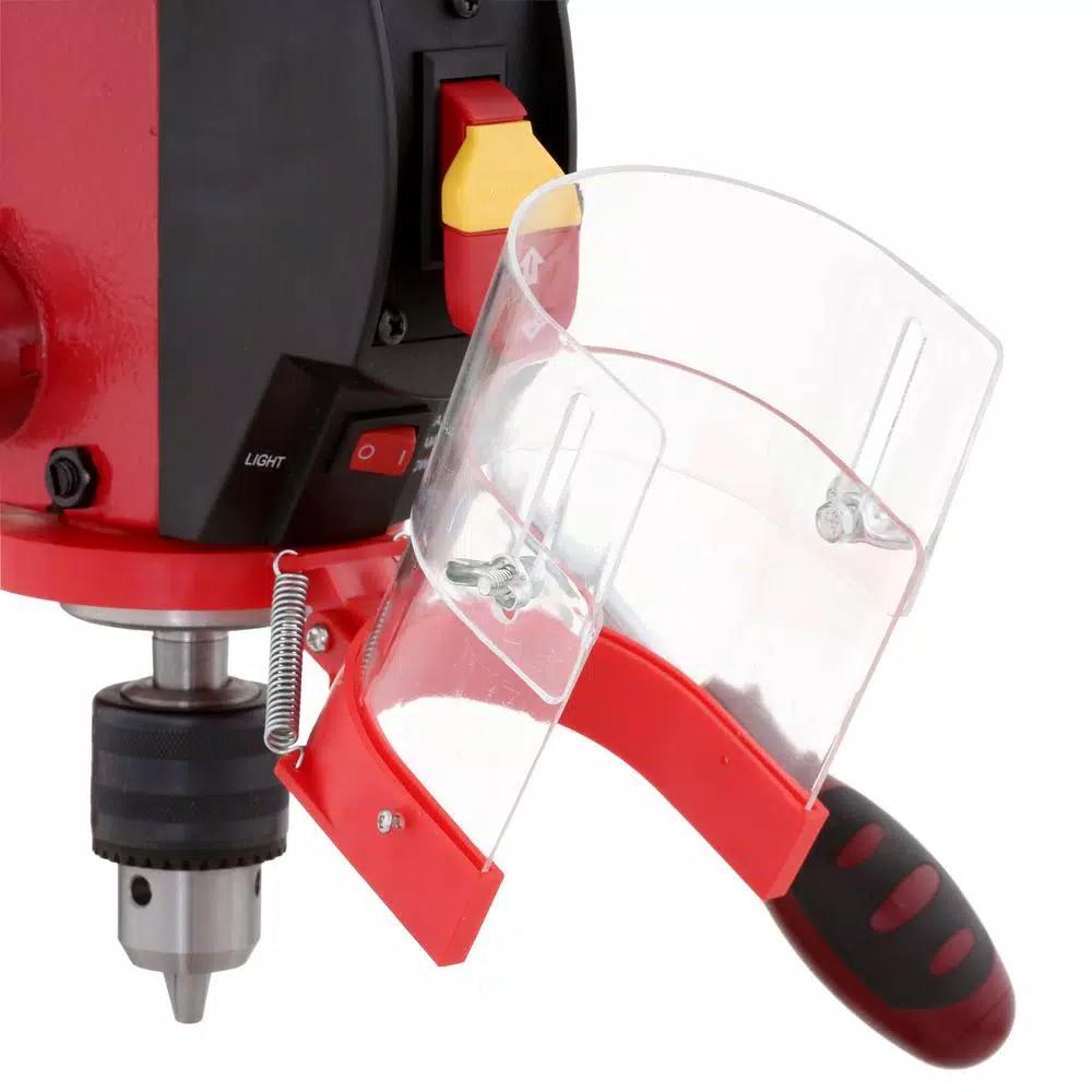 General International 10 in. Drill Press with 5-Speed Variable Control, Laser Guide, and LED Light