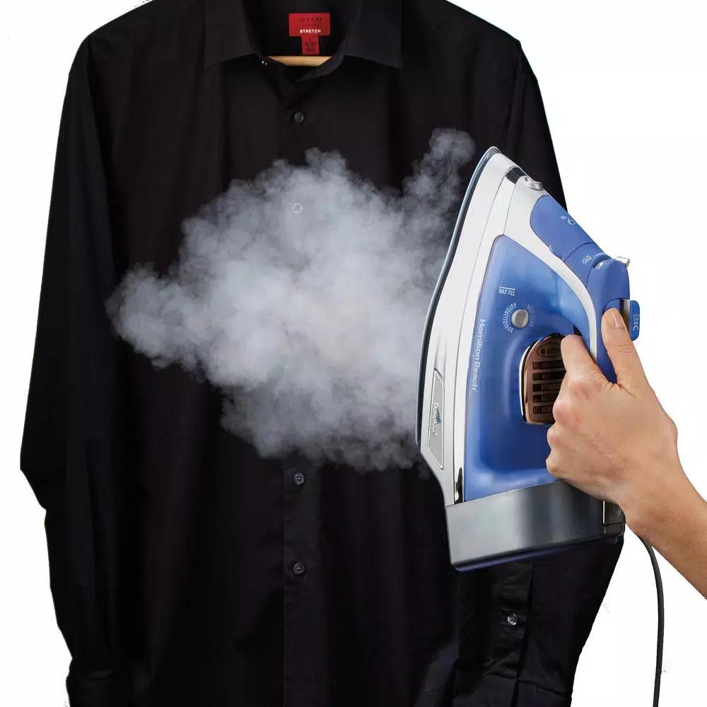 Hamilton Beach Durathon Nonstick Steam Iron with 1700W Power and 3-Way Auto Shutoff