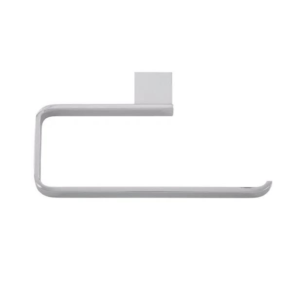 Italia Palermo Polished Chrome Towel Ring, Solid Brass