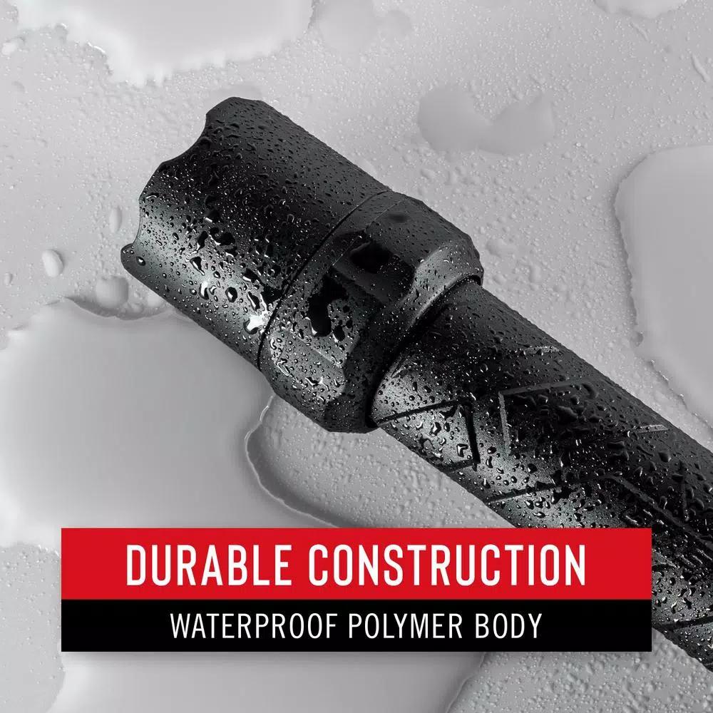 COAST Polysteel 400R 400 Lumen Rechargeable Waterproof LED Flashlight with Twist Focus