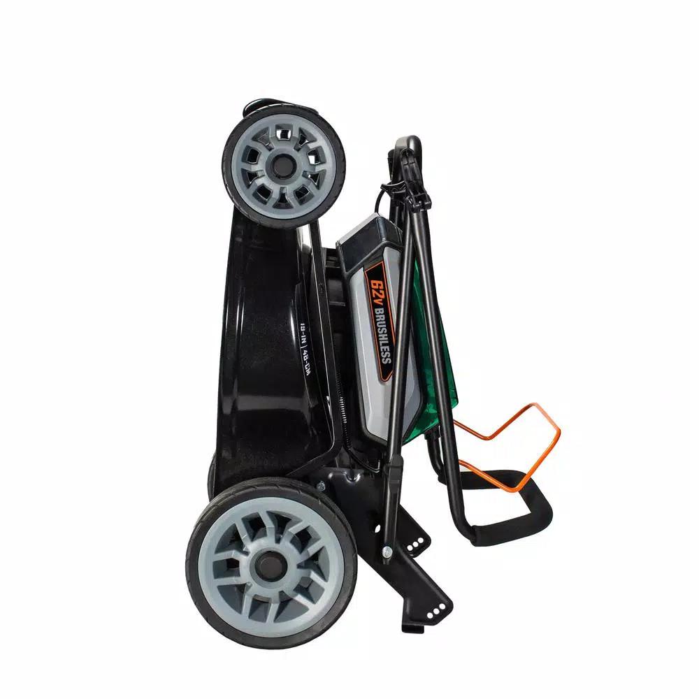 Scotts 62V Cordless Lithium-Ion 21 in. Walk Behind Push Mower with 5 Ah Battery and Charger