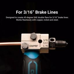 Capri Tools 3/16 in. Double Flaring Tool for Steel, Nickel, and Copper Tubing thumbnail 3