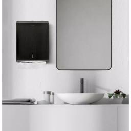 Alpine Industries Stainless Steel C-Fold and Multi-Fold Paper Towel Dispenser, Brushed Nickel thumbnail 3