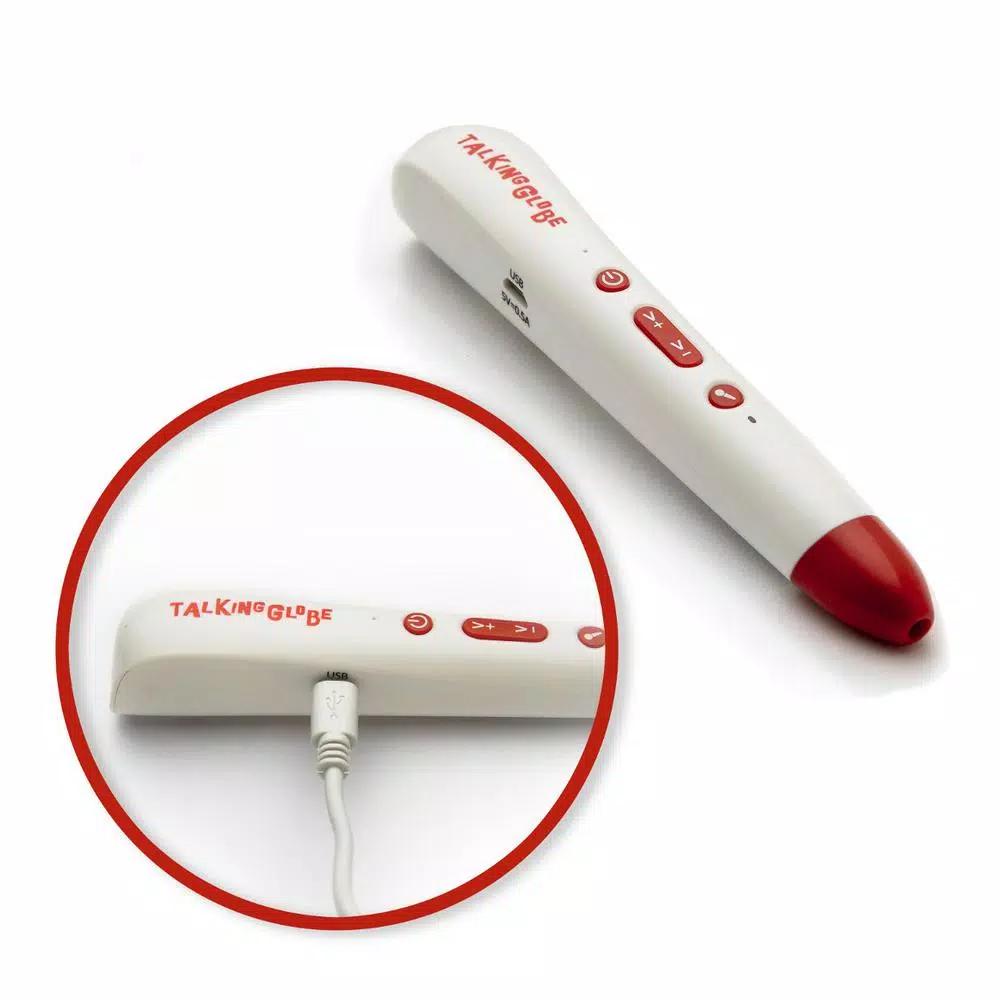 Waypoint Geographic Parlamondo 16 in. Interactive Smart Globe with Rechargeable Talking Pen & LED Illumination